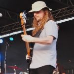 Dale Anderson playing bass